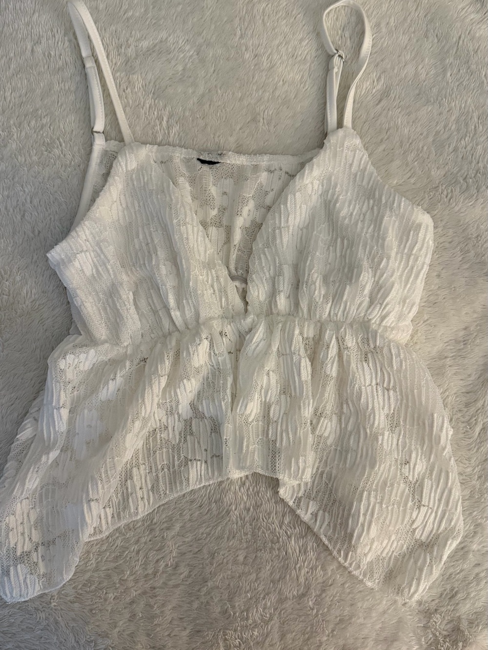 camisole top with spaghetti straps